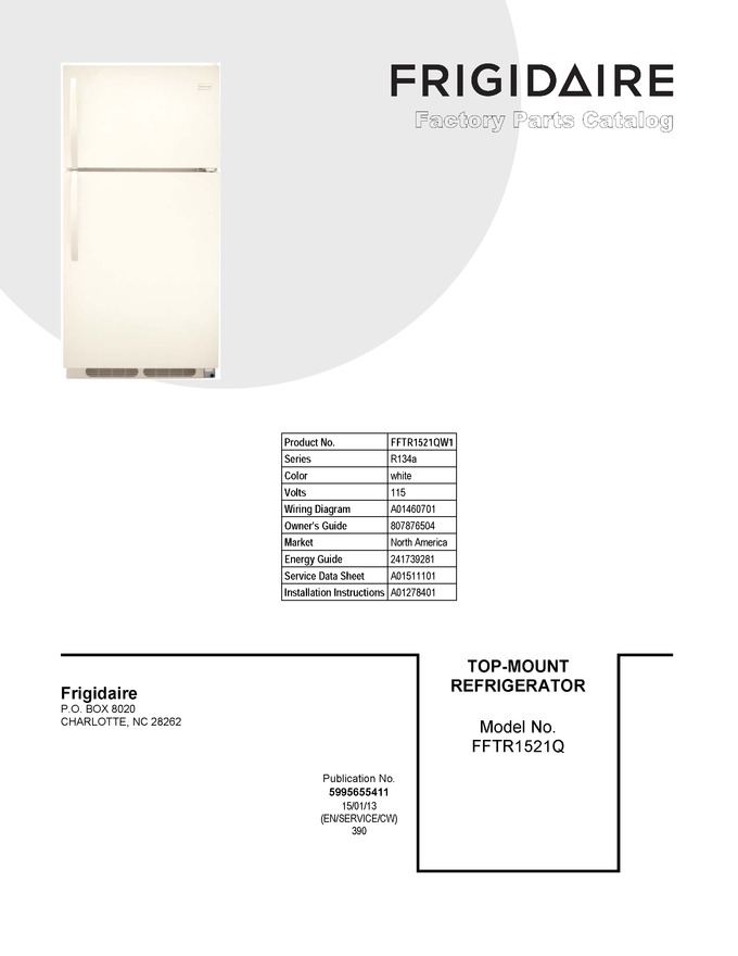 Diagram for FFTR1521QW1