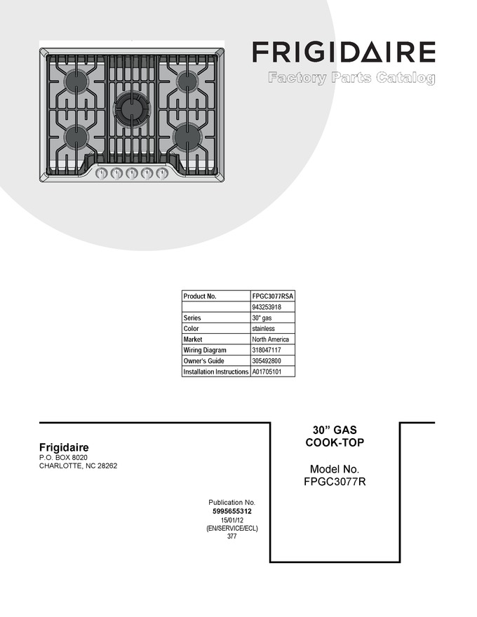 Diagram for FPGC3077RSA