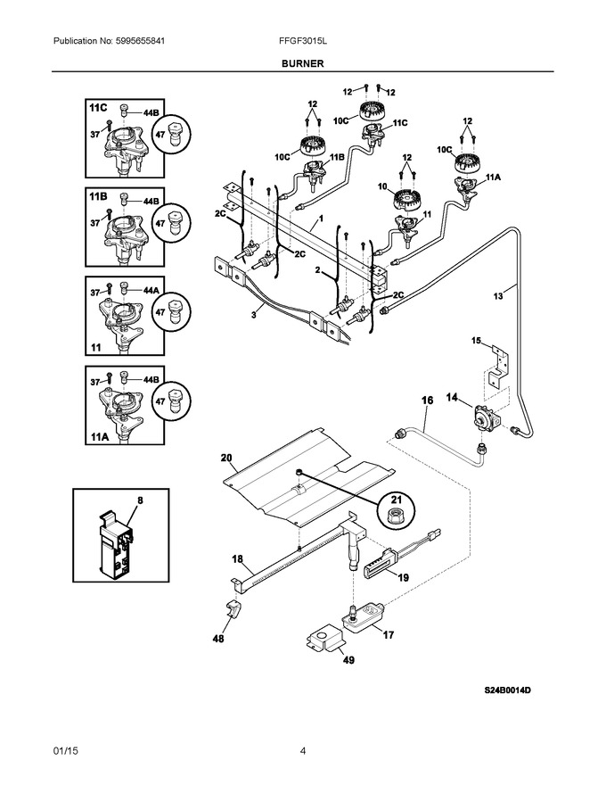 Diagram for FFGF3015LBE