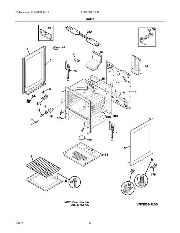 Diagram for FFGF3047LSG