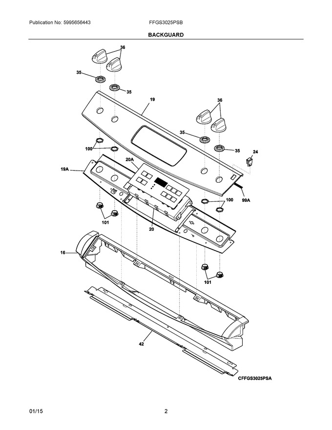 Diagram for FFGS3025PSB