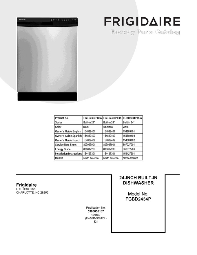 Diagram for FGBD2434PB3A