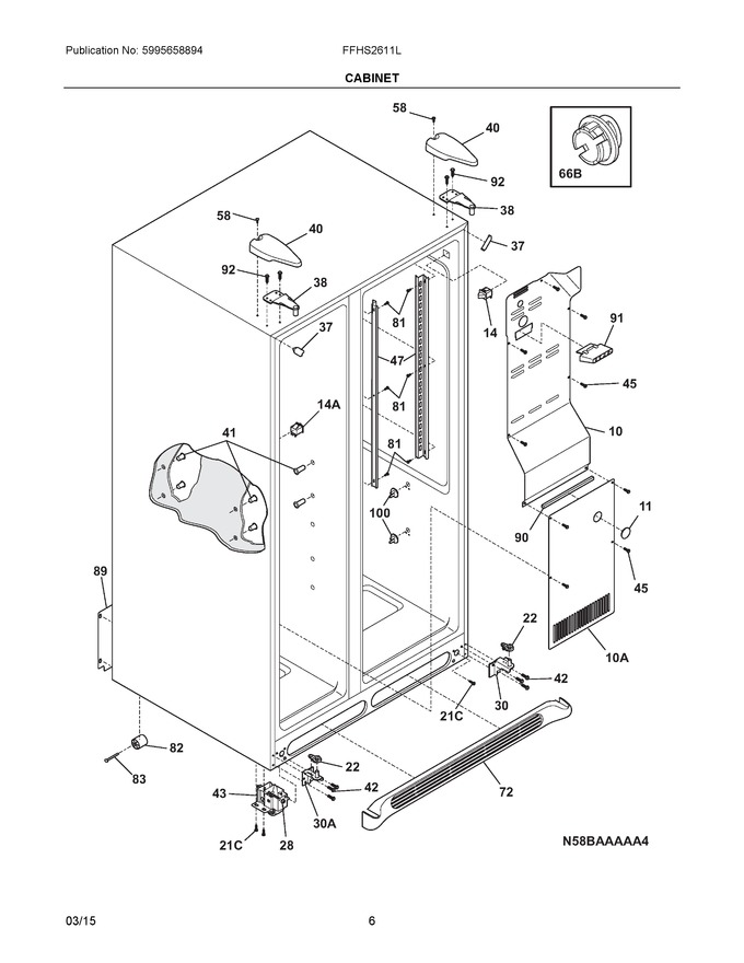 Diagram for FFHS2611LWJA