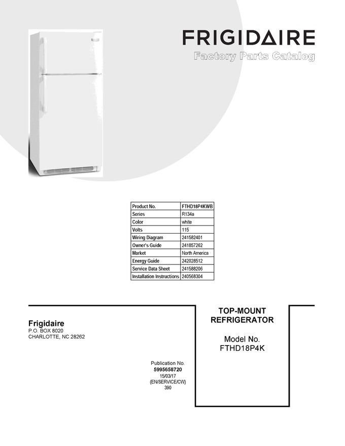 Diagram for FTHD18P4KWB