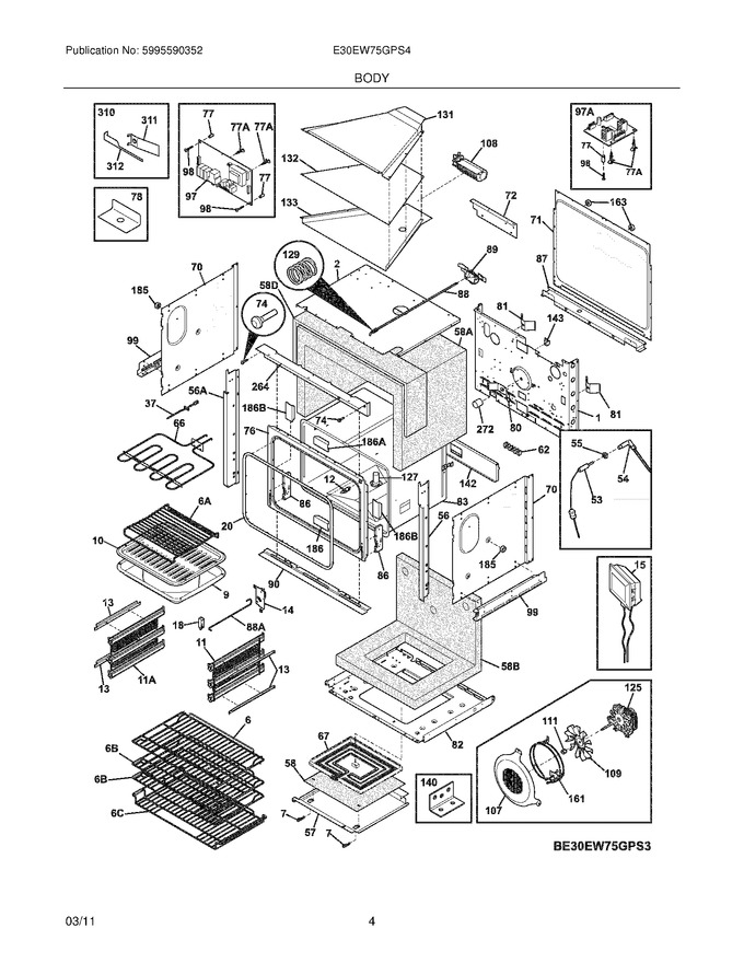 Diagram for E30EW75GPS4