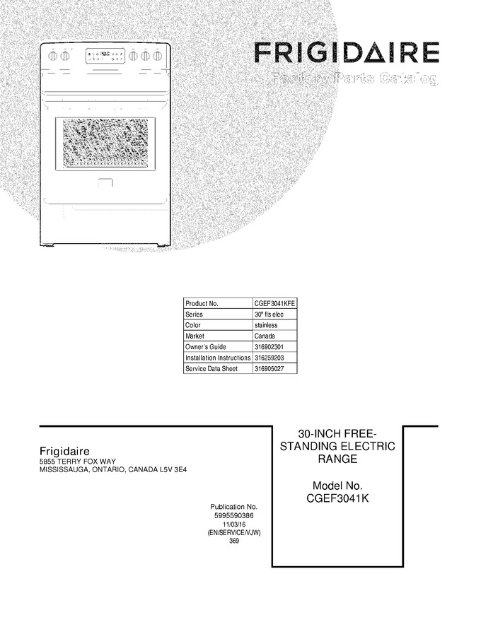 Diagram for CGEF3041KFE