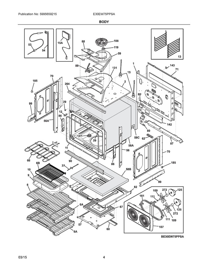 Diagram for E30EW75PPSA