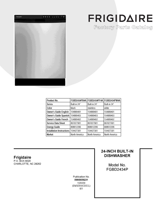 Diagram for FGBD2434PB4A