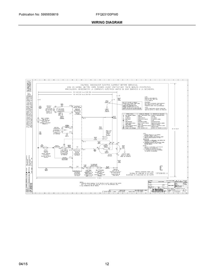 Diagram for FFQE5100PW0