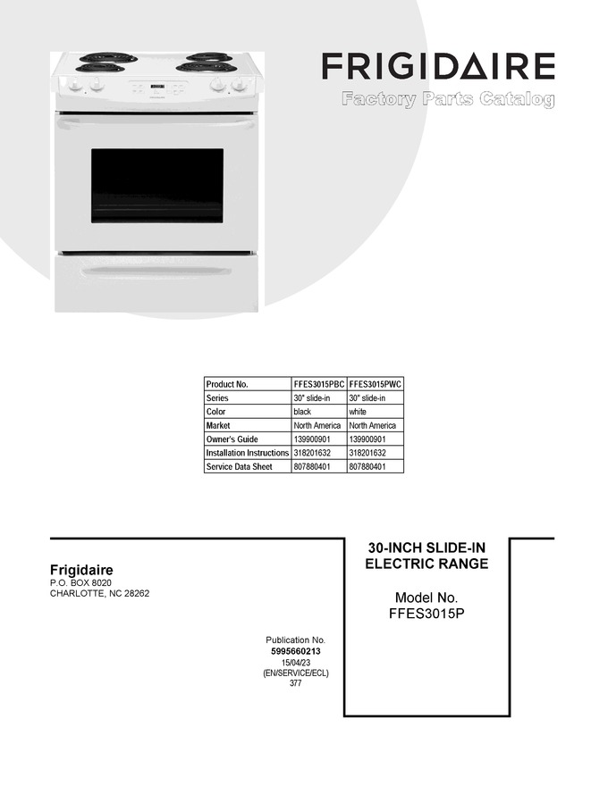 Diagram for FFES3015PWC