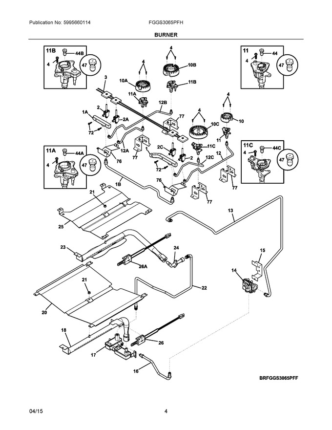 Diagram for FGGS3065PFH