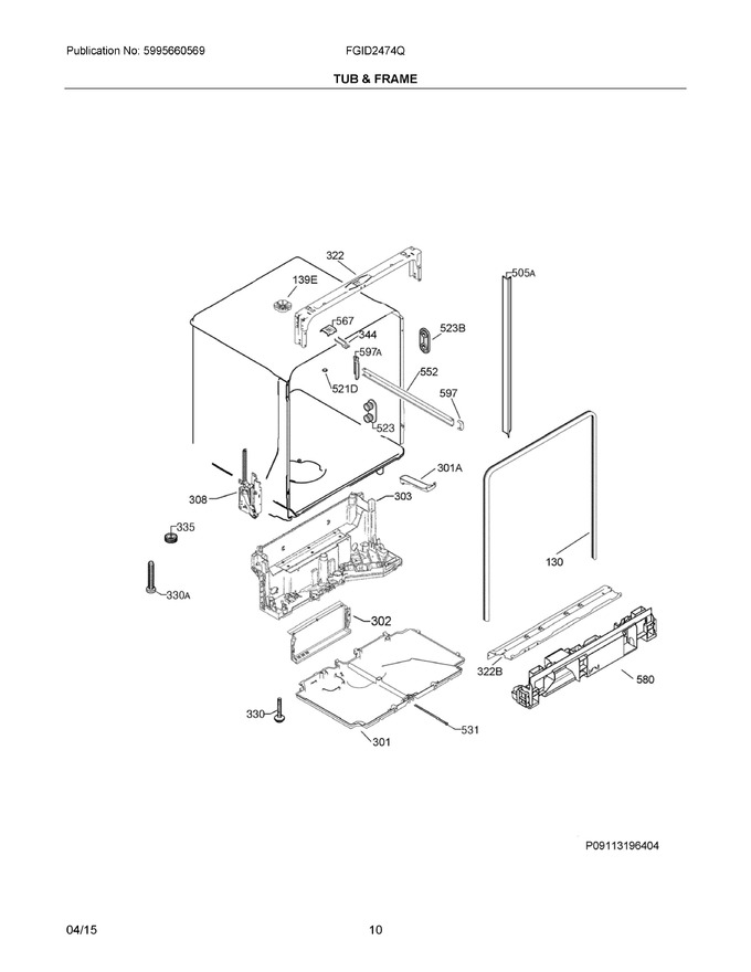 Diagram for FGID2474QW4B