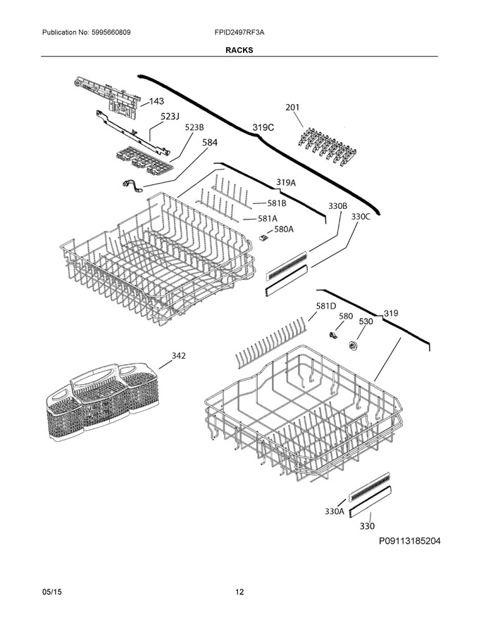 Diagram for FPID2497RF3A