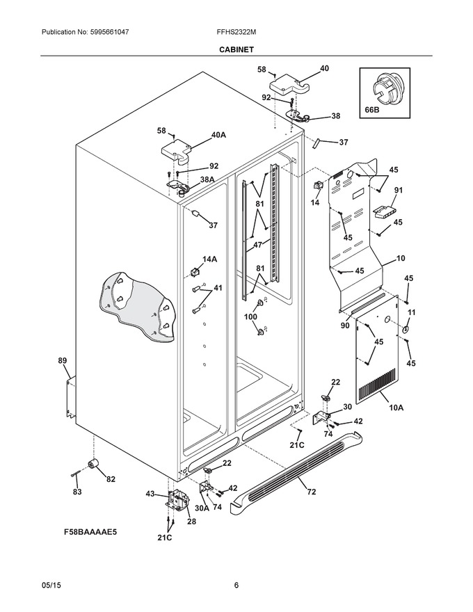 Diagram for FFHS2322MSGA