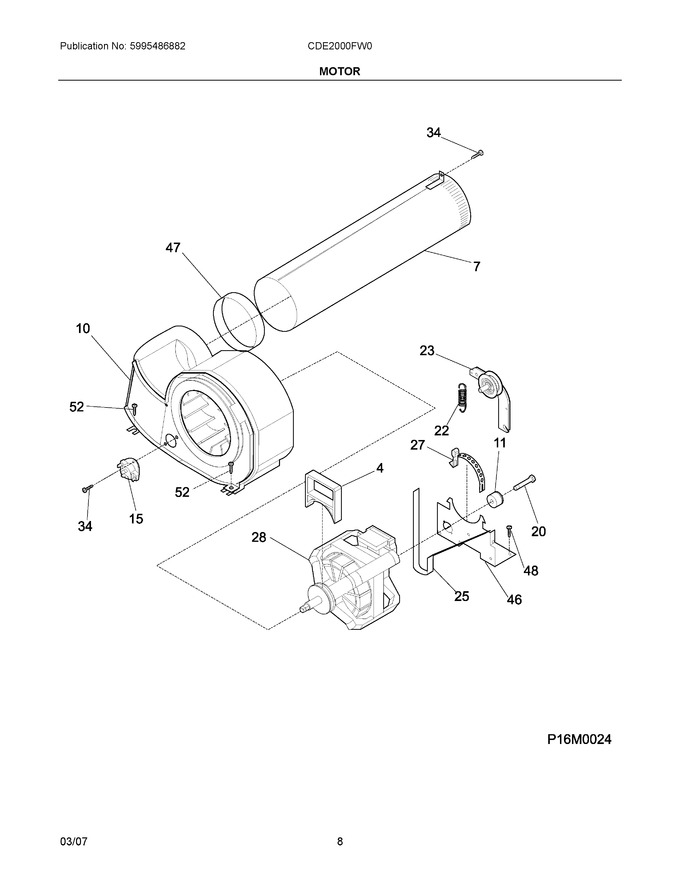 Diagram for CDE2000FW0