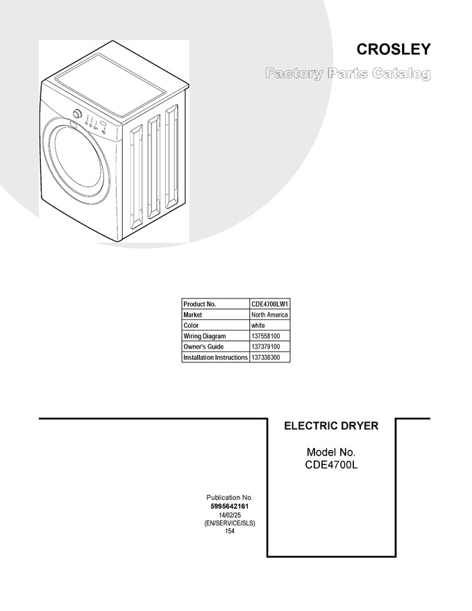 Diagram for CDE4700LW1