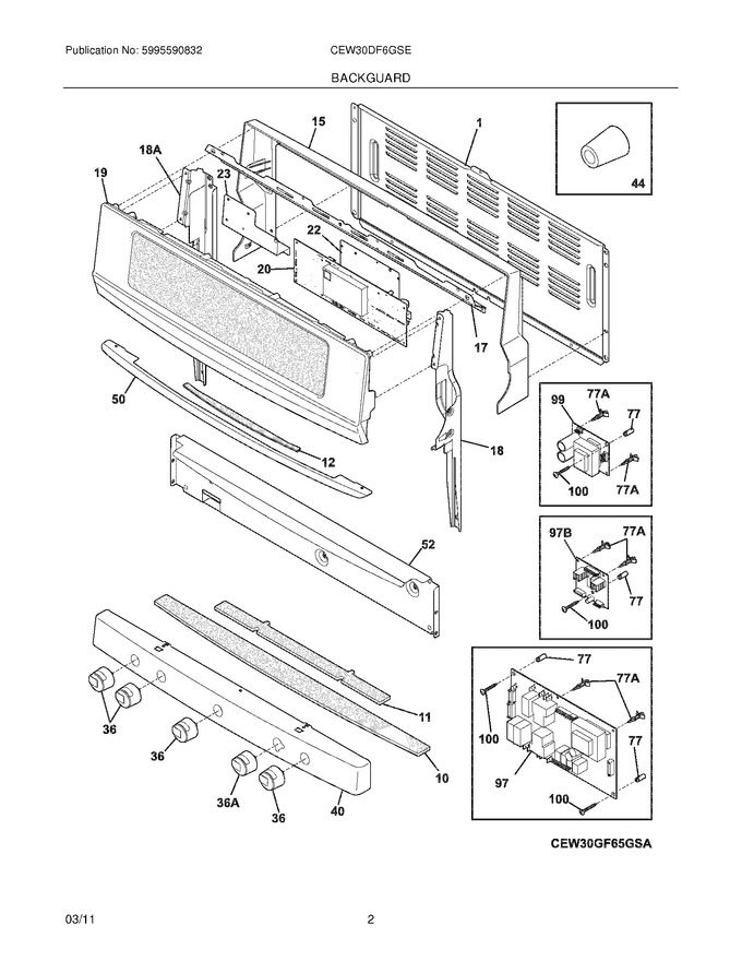 Diagram for CEW30DF6GSE