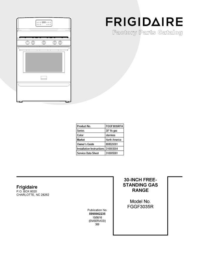 Diagram for FGGF3035RFA