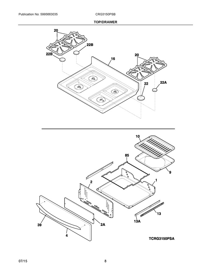 Diagram for CRG3150PSB