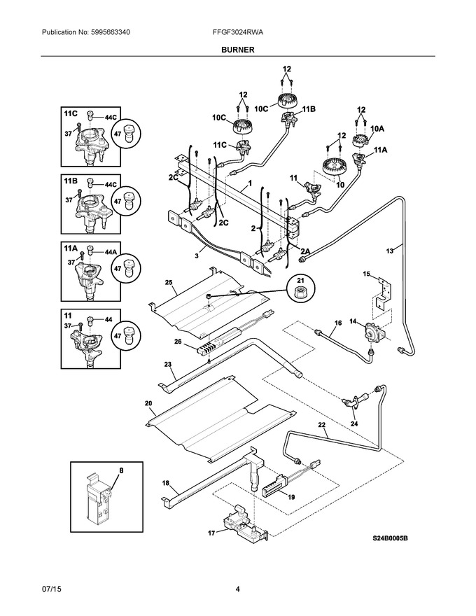 Diagram for FFGF3024RWA