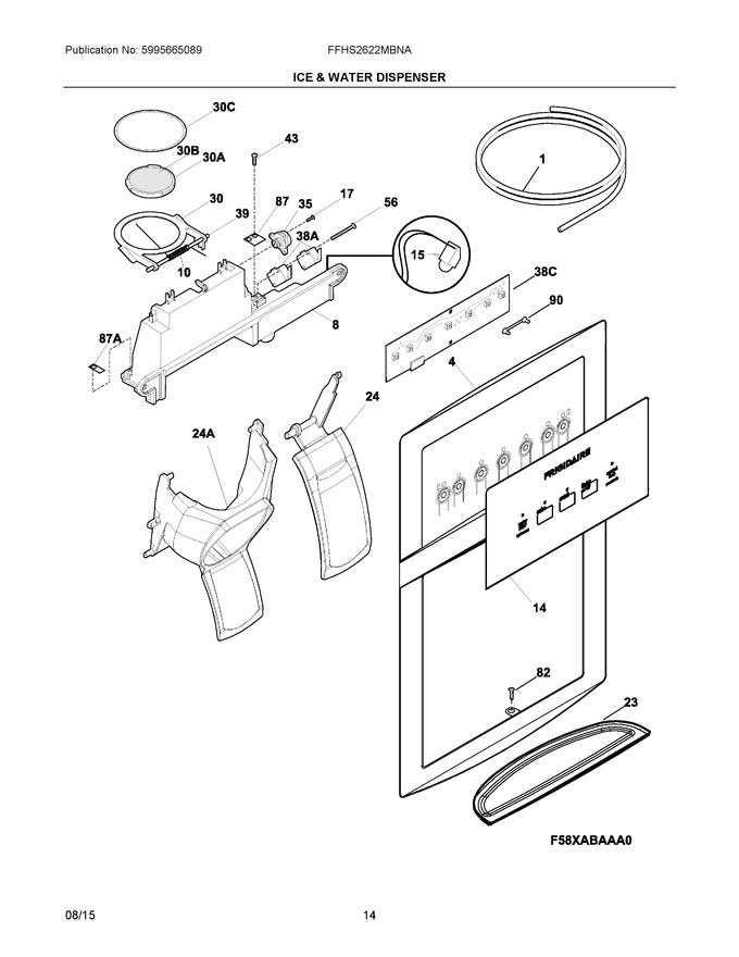 Diagram for FFHS2622MBNA