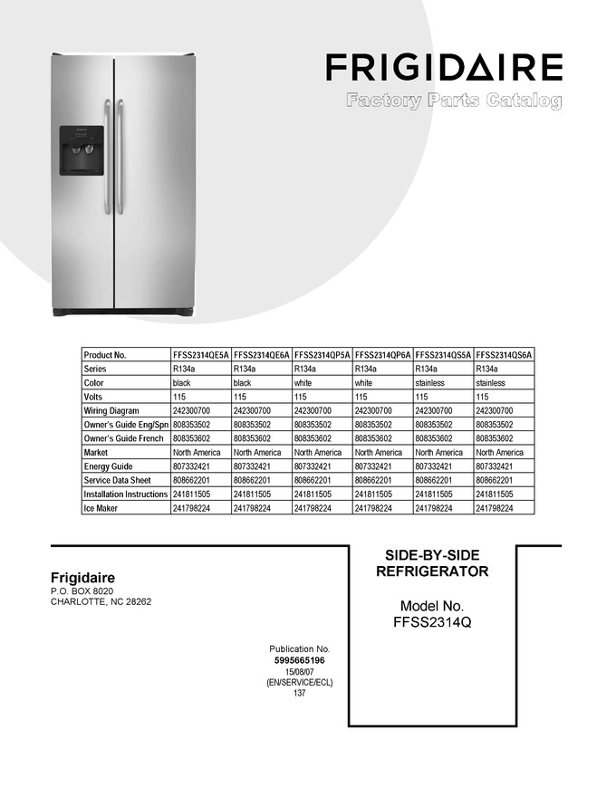 Diagram for FFSS2314QE5A