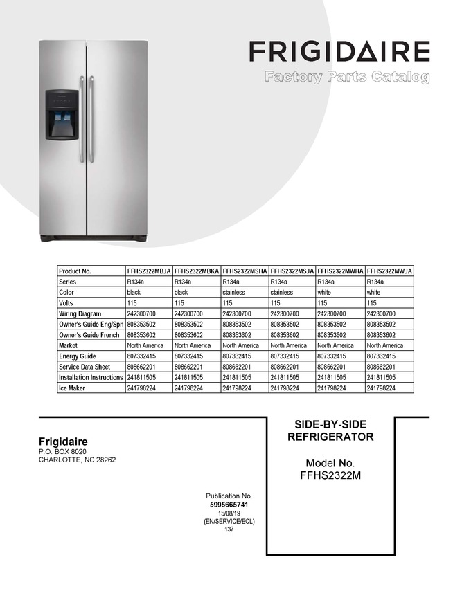 Diagram for FFHS2322MWHA