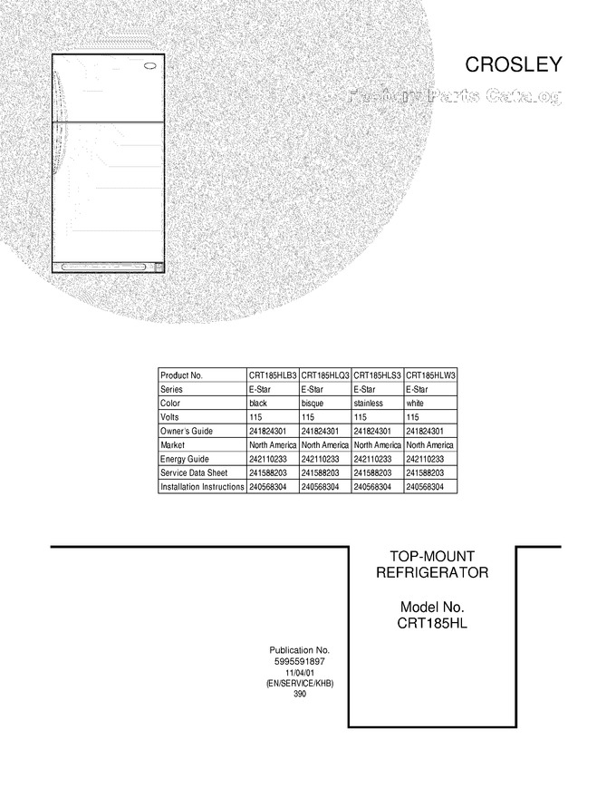 Diagram for CRT185HLB3