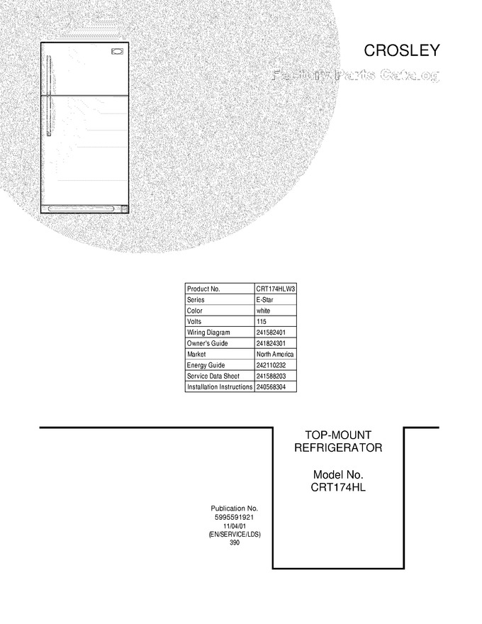 Diagram for CRT174HLW3