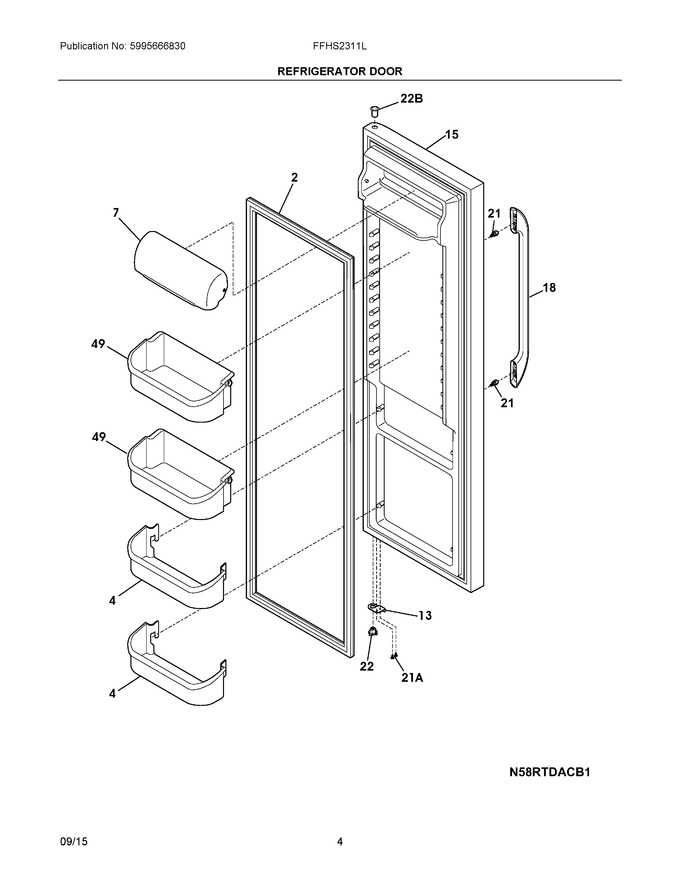 Diagram for FFHS2311LBNA