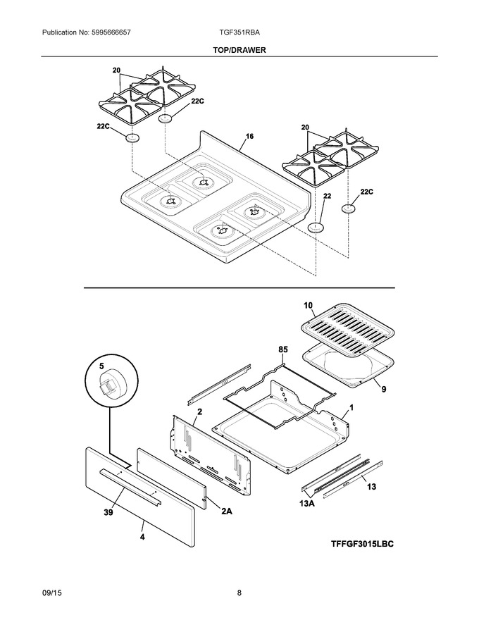 Diagram for TGF351RBA