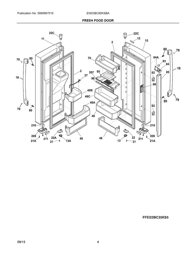 Diagram for EW23BC85KSBA