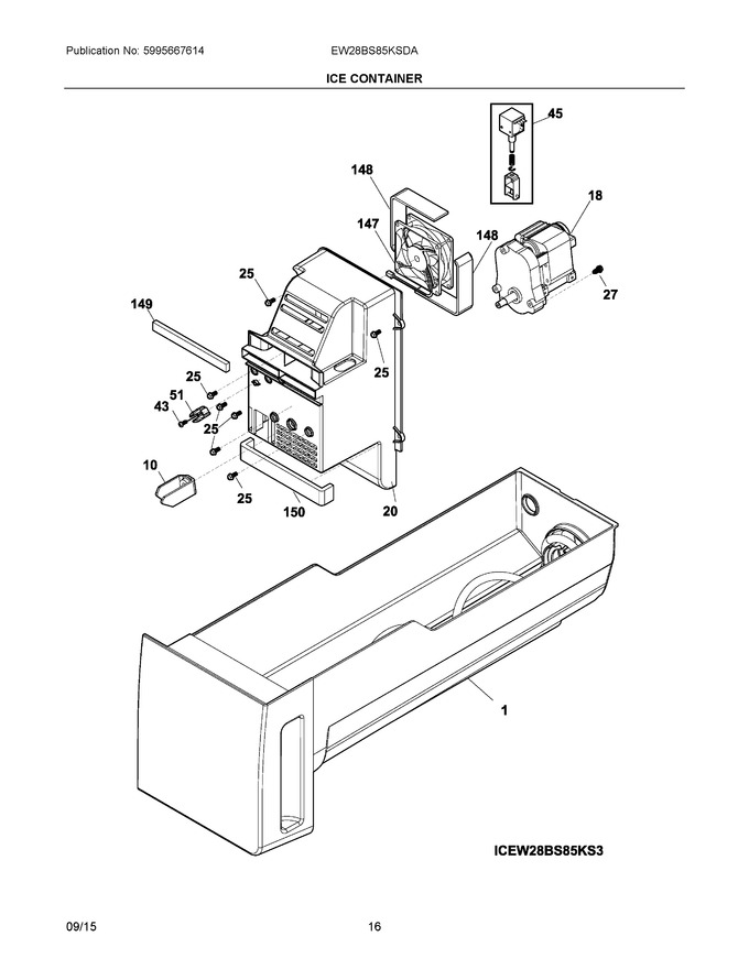 Diagram for EW28BS85KSDA