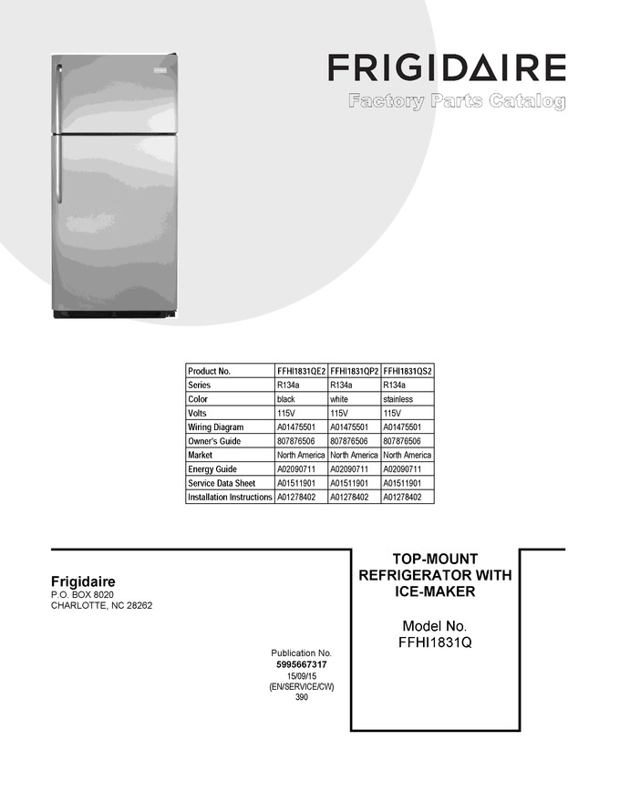 Diagram for FFHI1831QE2