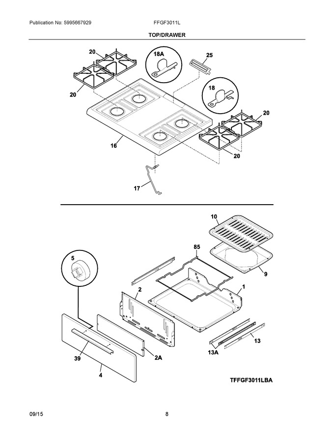 Diagram for FFGF3011LWF