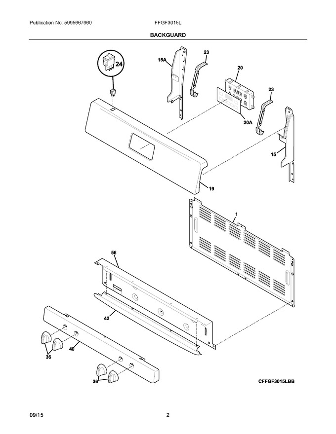 Diagram for FFGF3015LBF