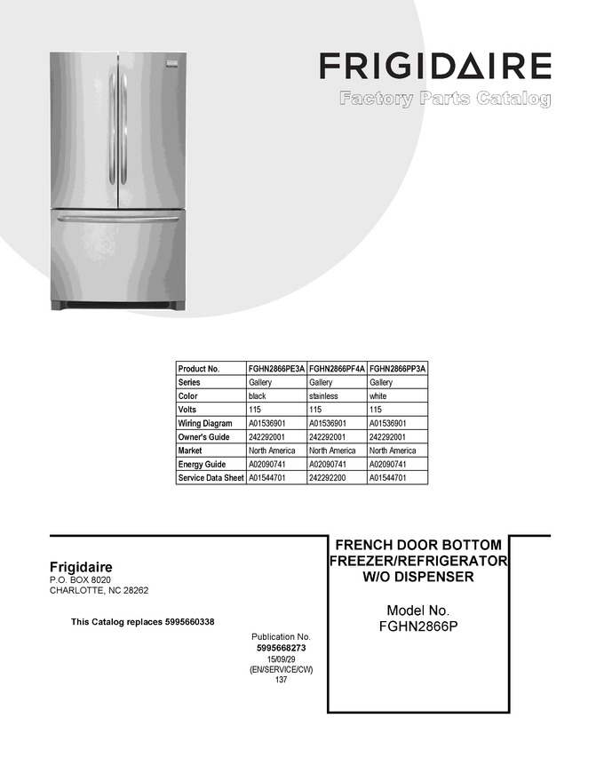 Diagram for FGHN2866PF4A