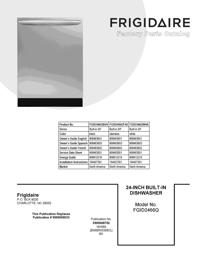 Diagram for FGID2466QW4A