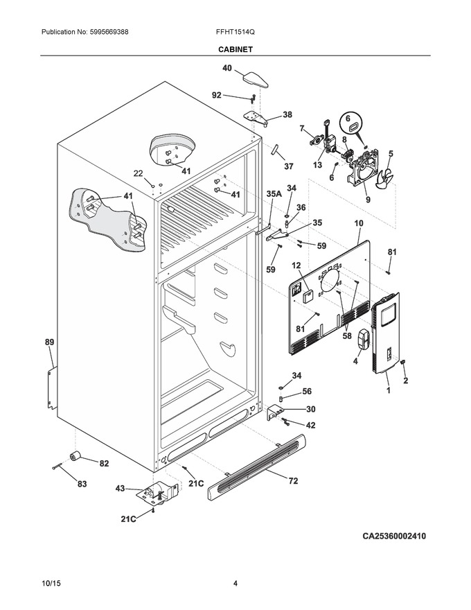 Diagram for FFHT1514QZ3