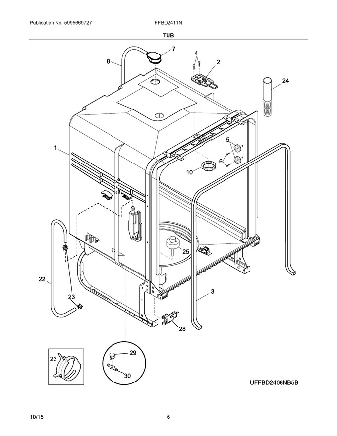 Diagram for FFBD2411NS7B