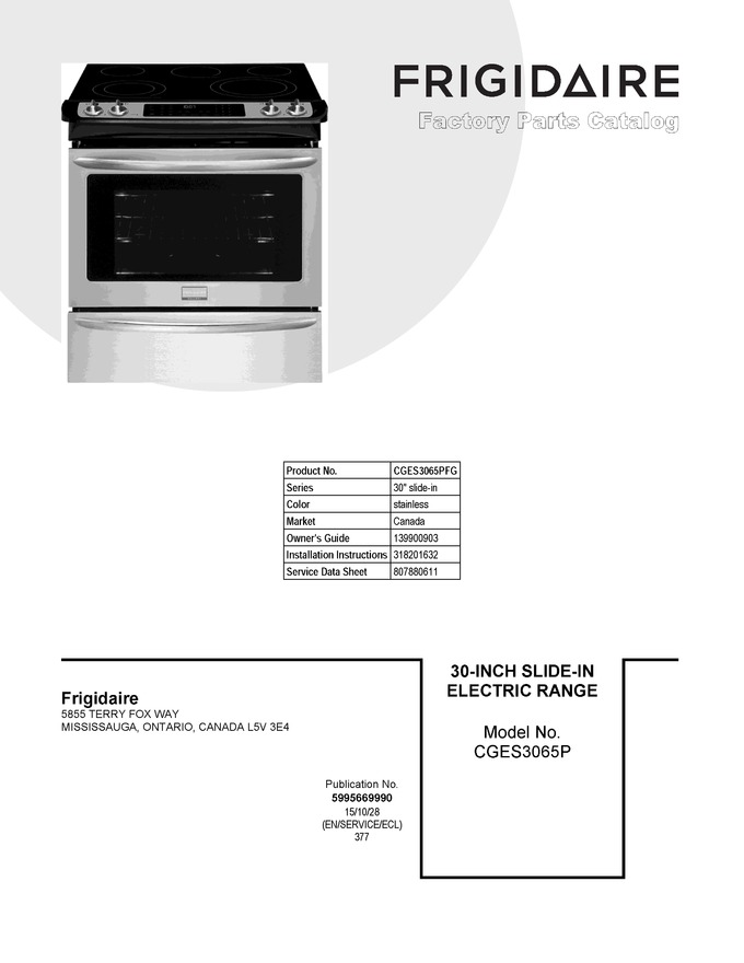 Diagram for CGES3065PFG