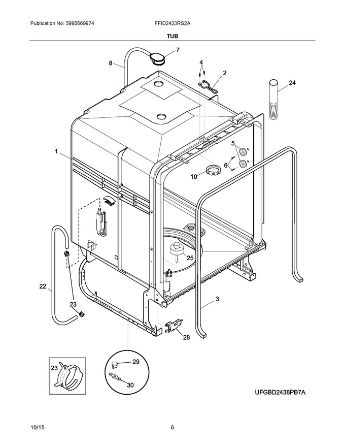 Diagram for FFID2423RS2A