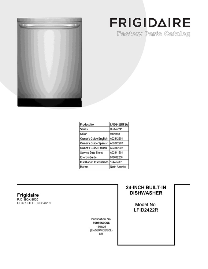 Diagram for LFID2422RF2A