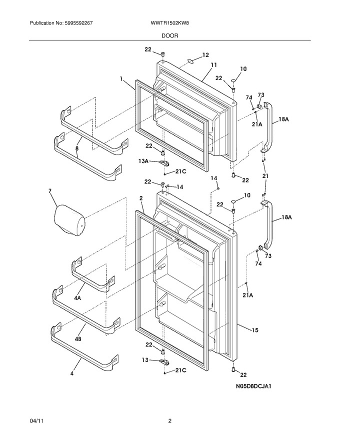 Diagram for WWTR1502KW8