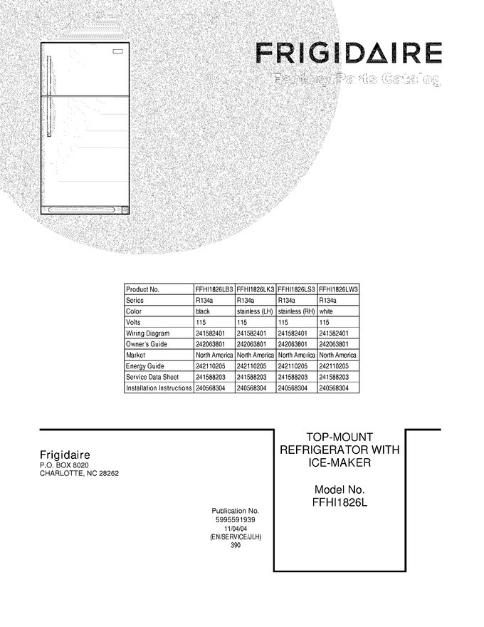 Diagram for FFHI1826LB3