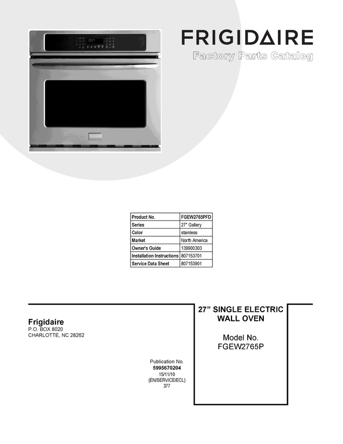 Diagram for FGEW2765PFD