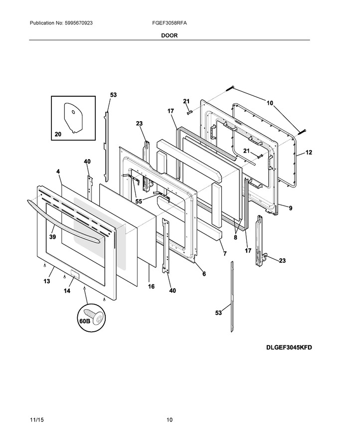 Diagram for FGEF3058RFA