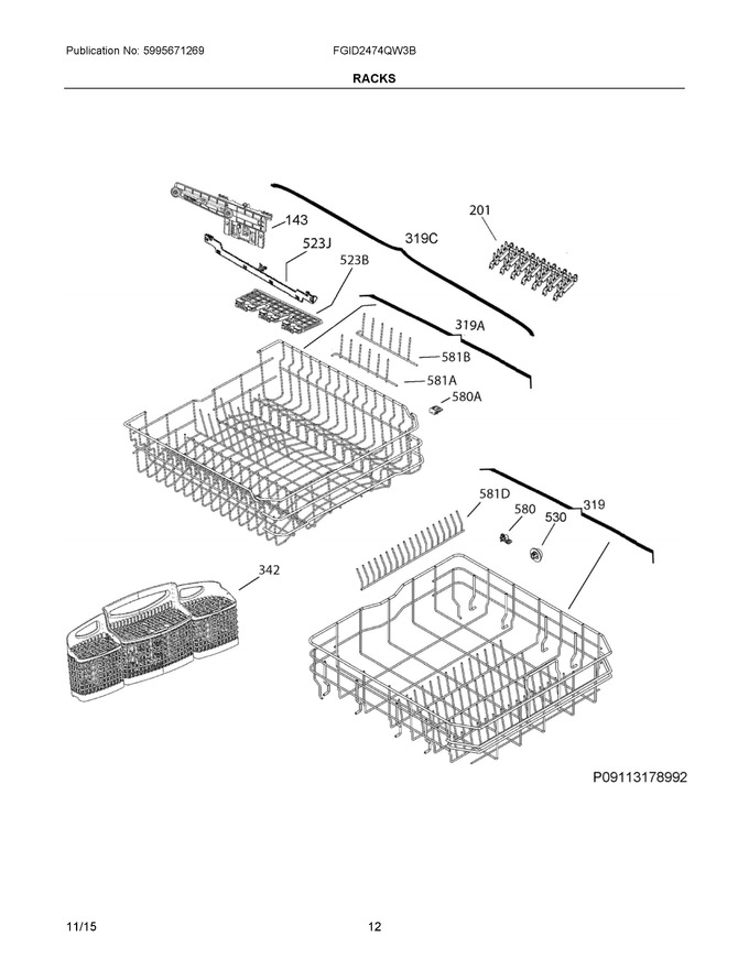 Diagram for FGID2474QW3B