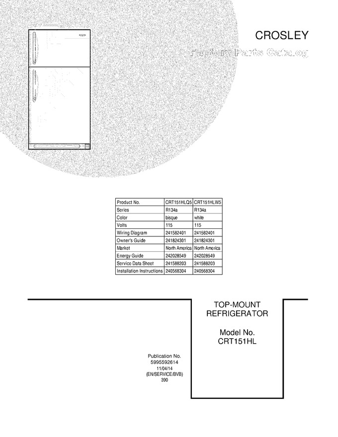 Diagram for CRT151HLW5