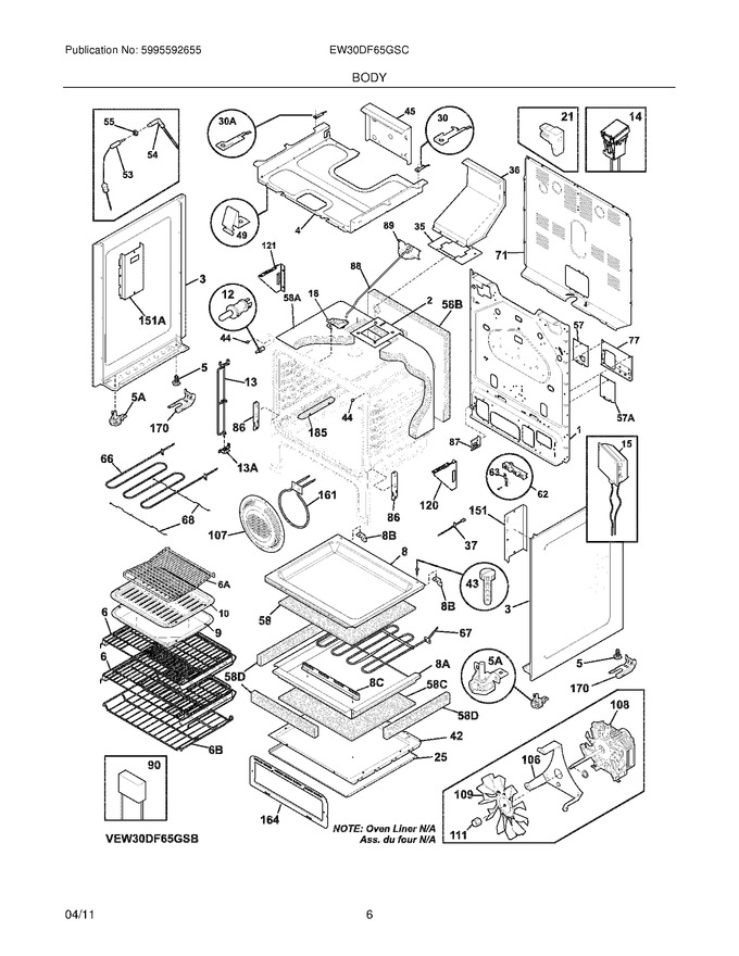 Diagram for EW30DF65GSC